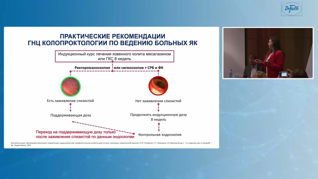 Топчий Т.Б.  «Мониторинг пациентов с язвенным колитом: подводные камни, скалы и рифы»