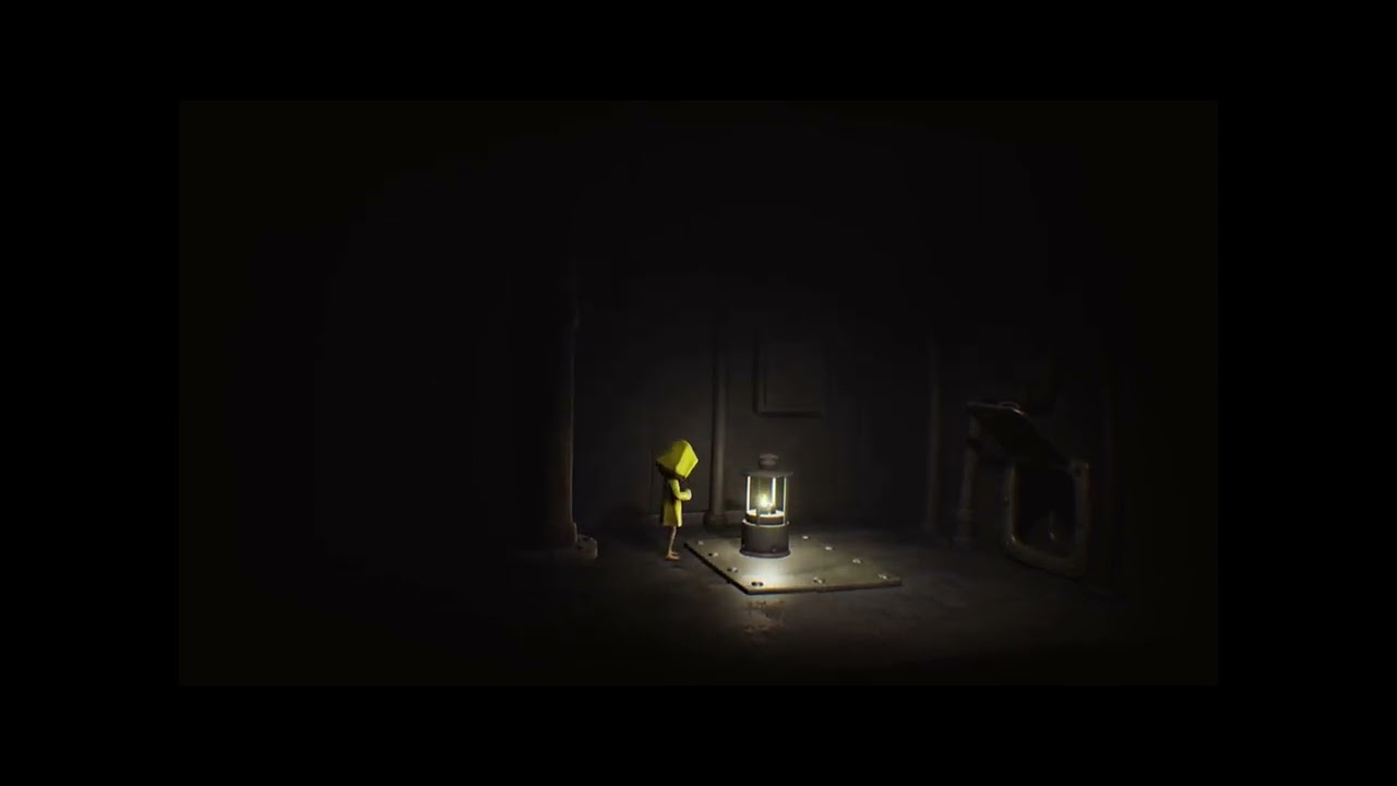 8 Hours Little Nightmares Ambience - Eerie Deep Ocean Sounds & Gentle Flickering Flames