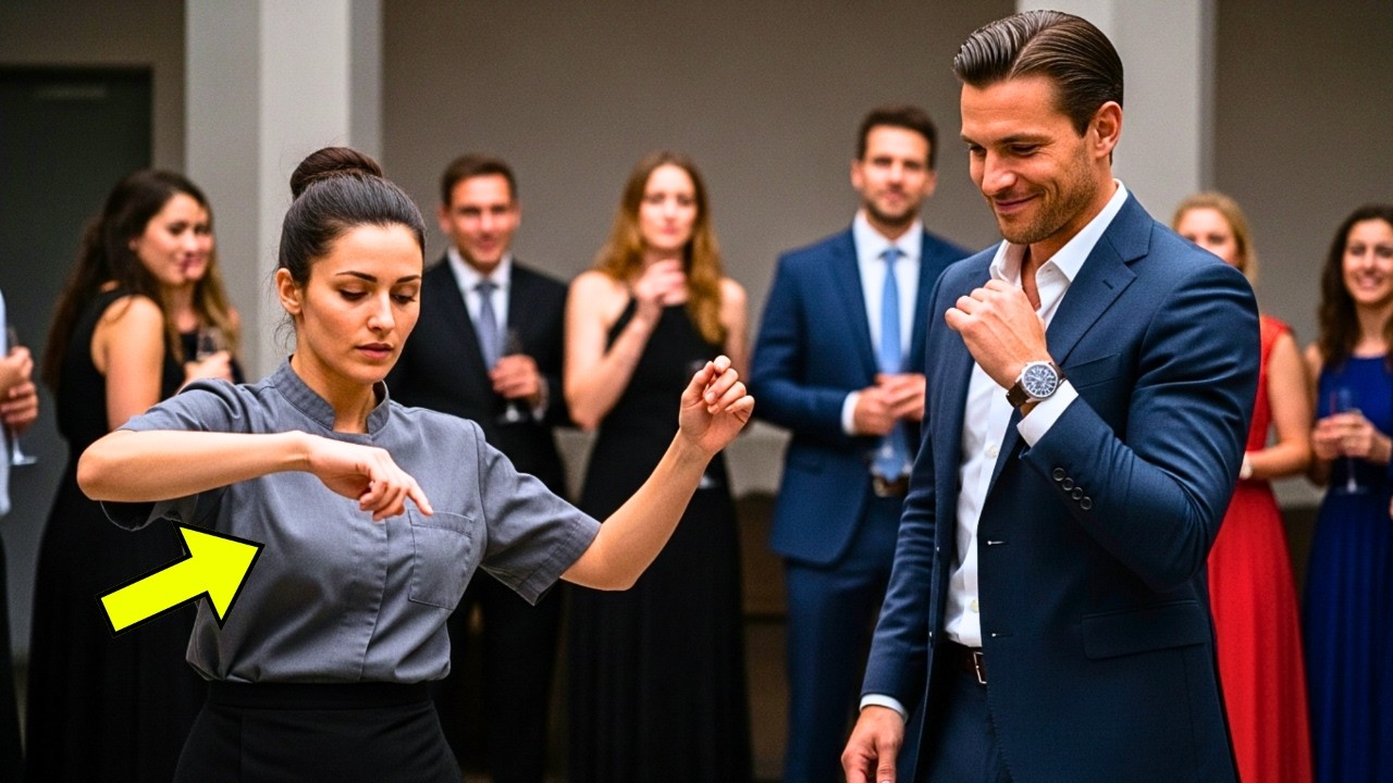 “Si sabes bailar, me caso contigo”, desafió el magnate… hasta que la empleada de limpieza bailó de