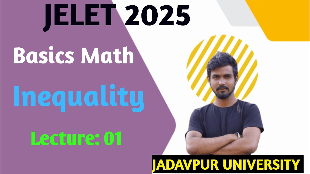 Basics Mathematics lecture 01|| jelet 2025