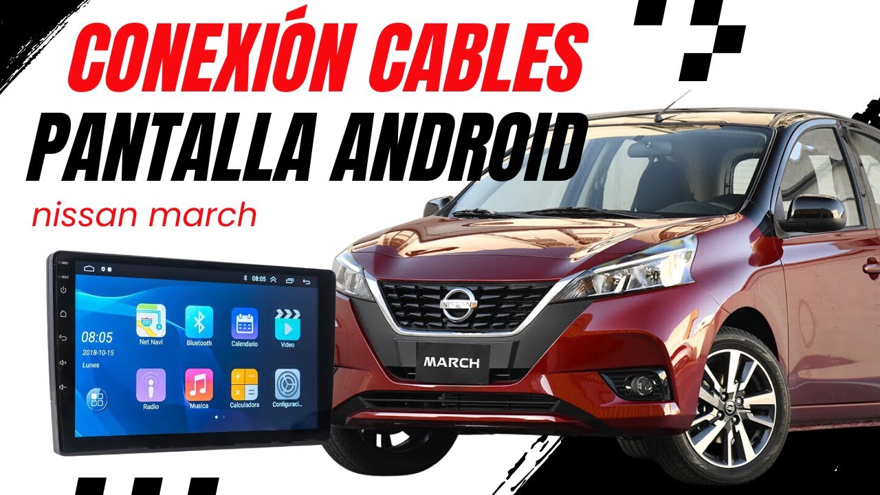 Como Identificar y Conectar Cables de Pantalla Android con Mandos de Volante de Nissan March 2022