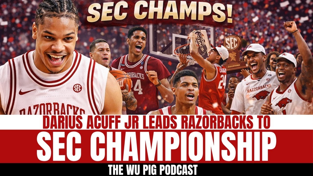 🐗 WU PIG SOOIE! THE HOGS ARE SEC CHAMPIONS! 🏆