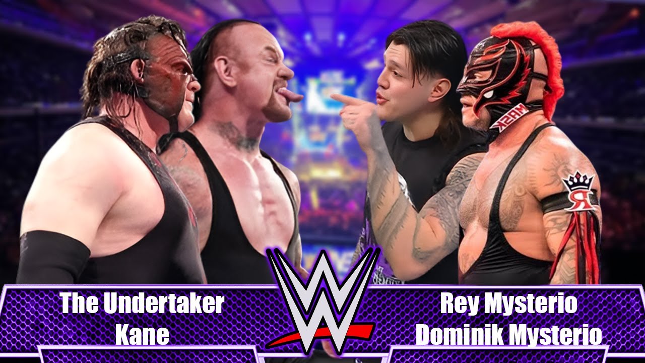 The Undertaker & Kane vs Rey Mysterio & Dominik Mysterio | Tag Team Match: WWE 2K24
