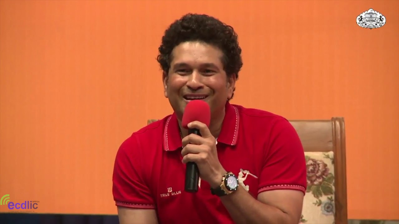 Interview of Shri. Sachin Tendulkar by Shri Sunandan Lele at Savitribai Phule Pune University