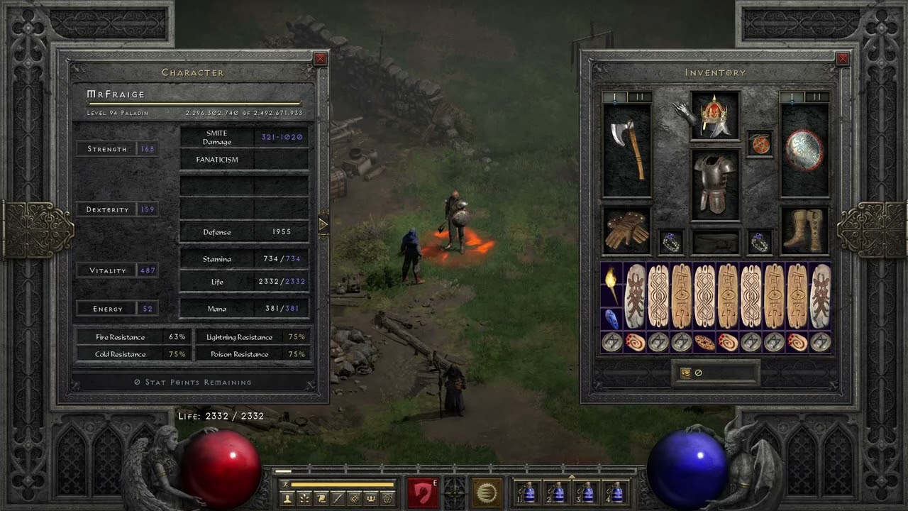 D2R PVP BUILD--VT PALADIN