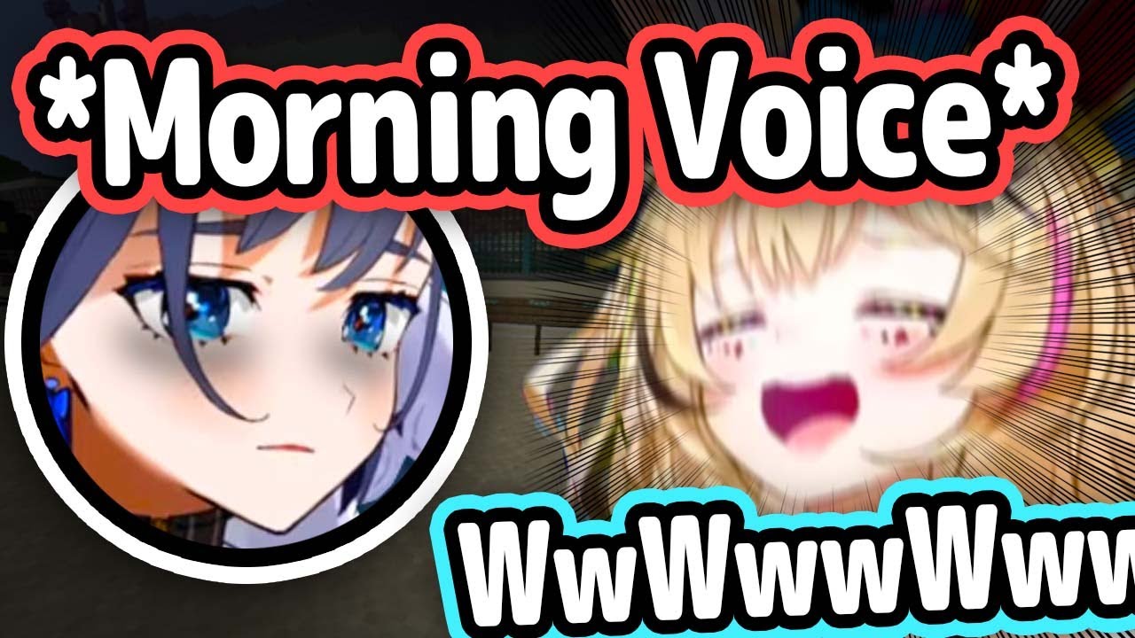 Kronii Accidentally Broke Polka With Her Low Morning Voice...【Hololive】