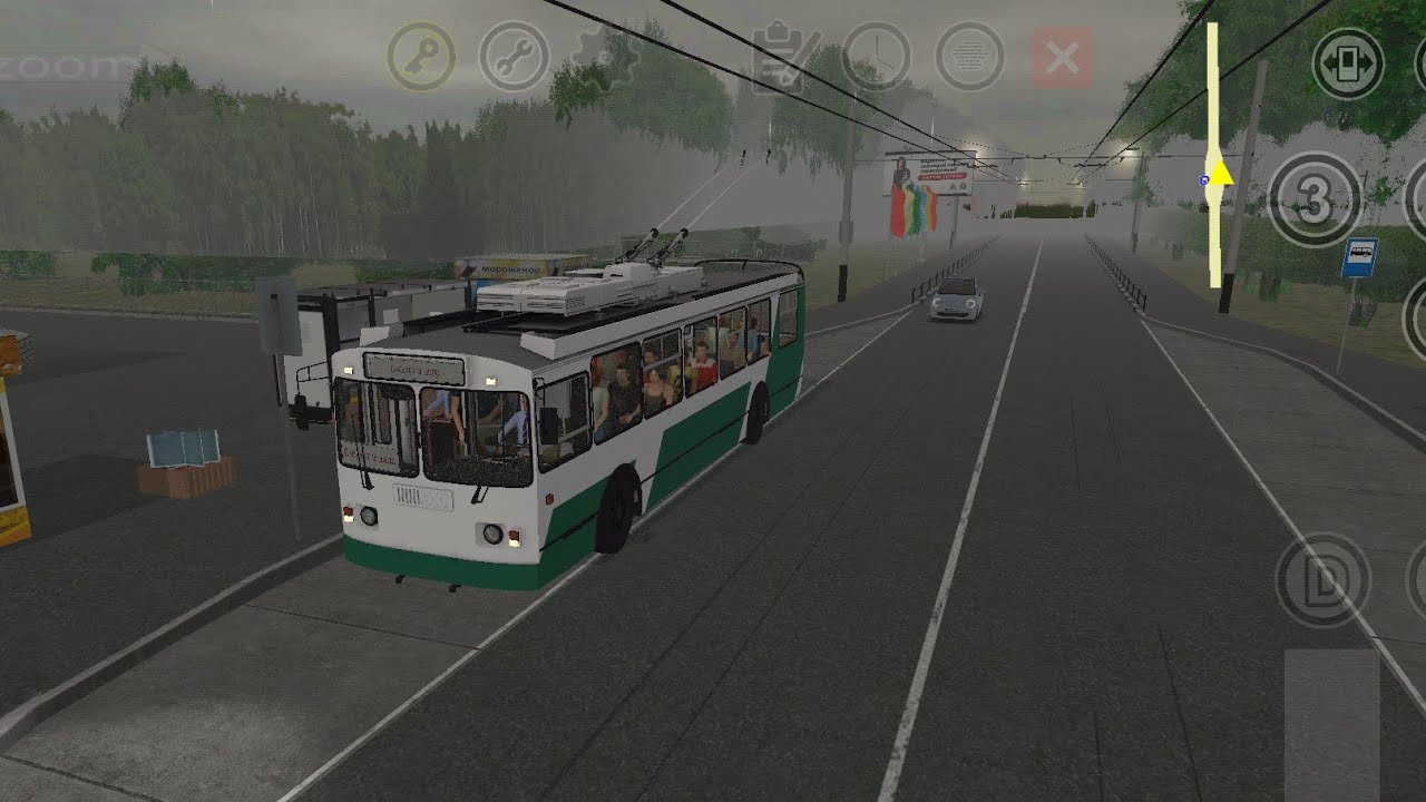 PBSU - Trolebus 🚎 ZiU 682G - 016 (017) Type 1 (mapa Bronicyn)
