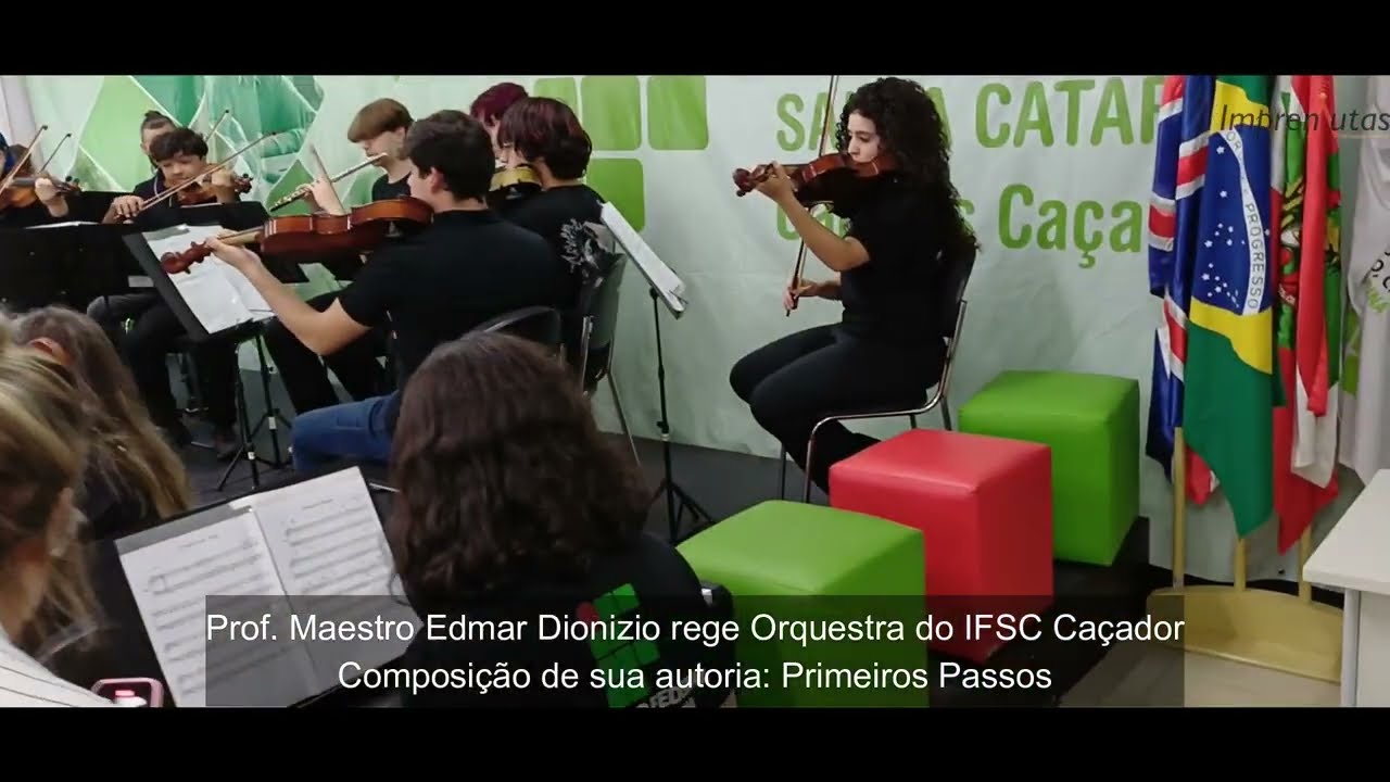 Orquestra IFSC Caçador apresenta Primeiros Passos de autoria do Prof. Edmar Dionizio