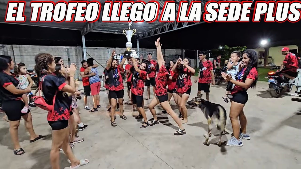 Así celebramos el trofeo de campeones en nuestra sede plus🏆Somos los guerreros plus.