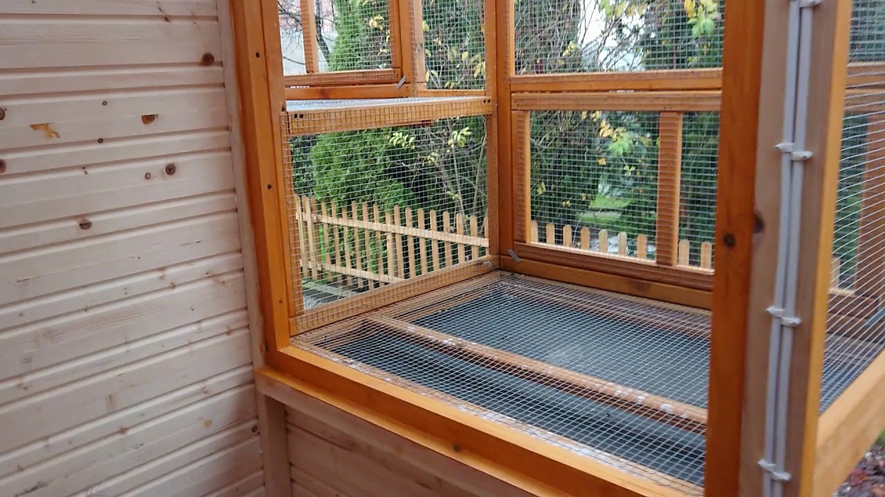 M&oacute;j nowy gołębnik - tak powinien być zrobiony gołębnik, jeżeli stoi w cieniu. My new Pigeons Loft.