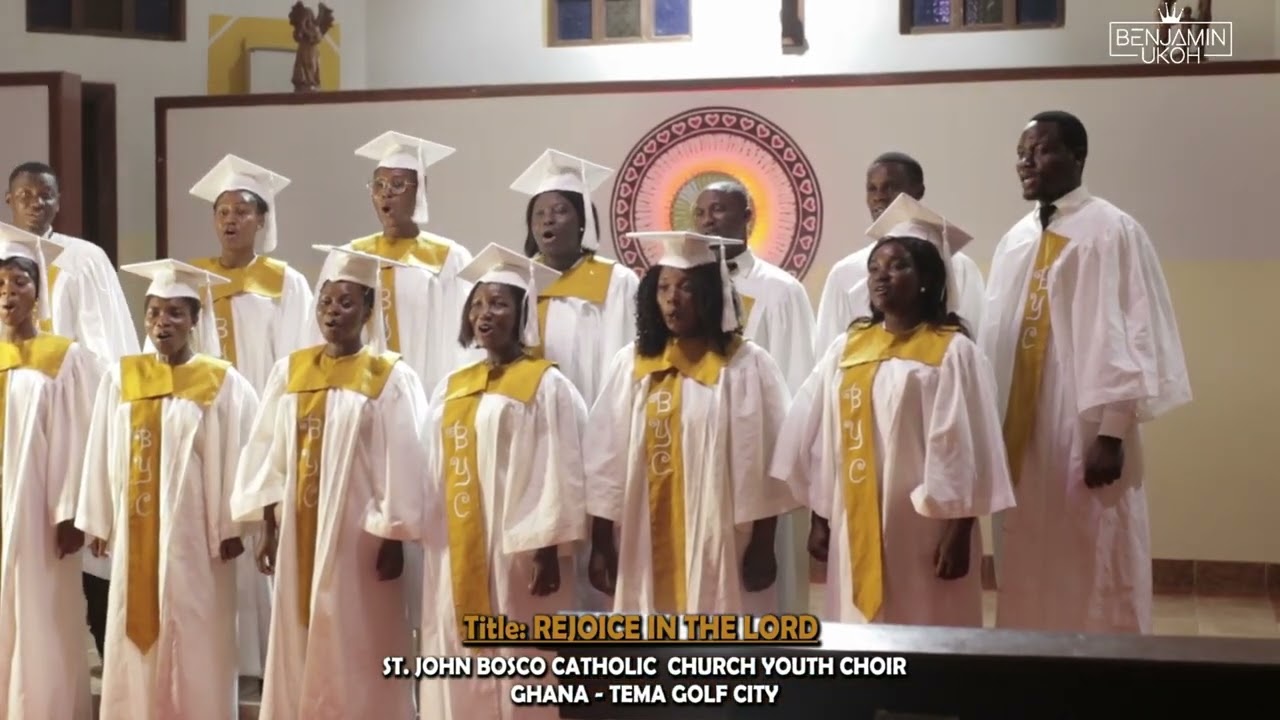 St John Bosco Catholic Church Youth Choir singing 