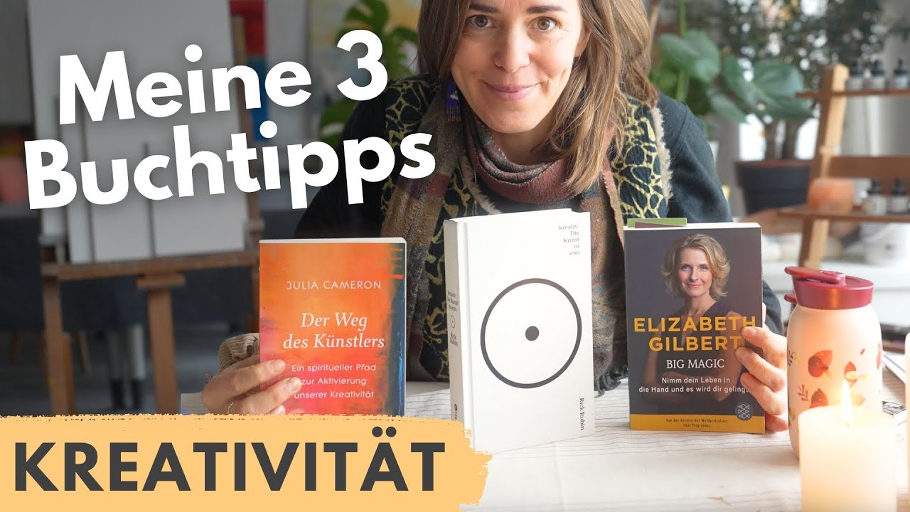 Du willst ein kreatives Leben führen? Diese 3 Bücher solltest du gelesen haben 📙