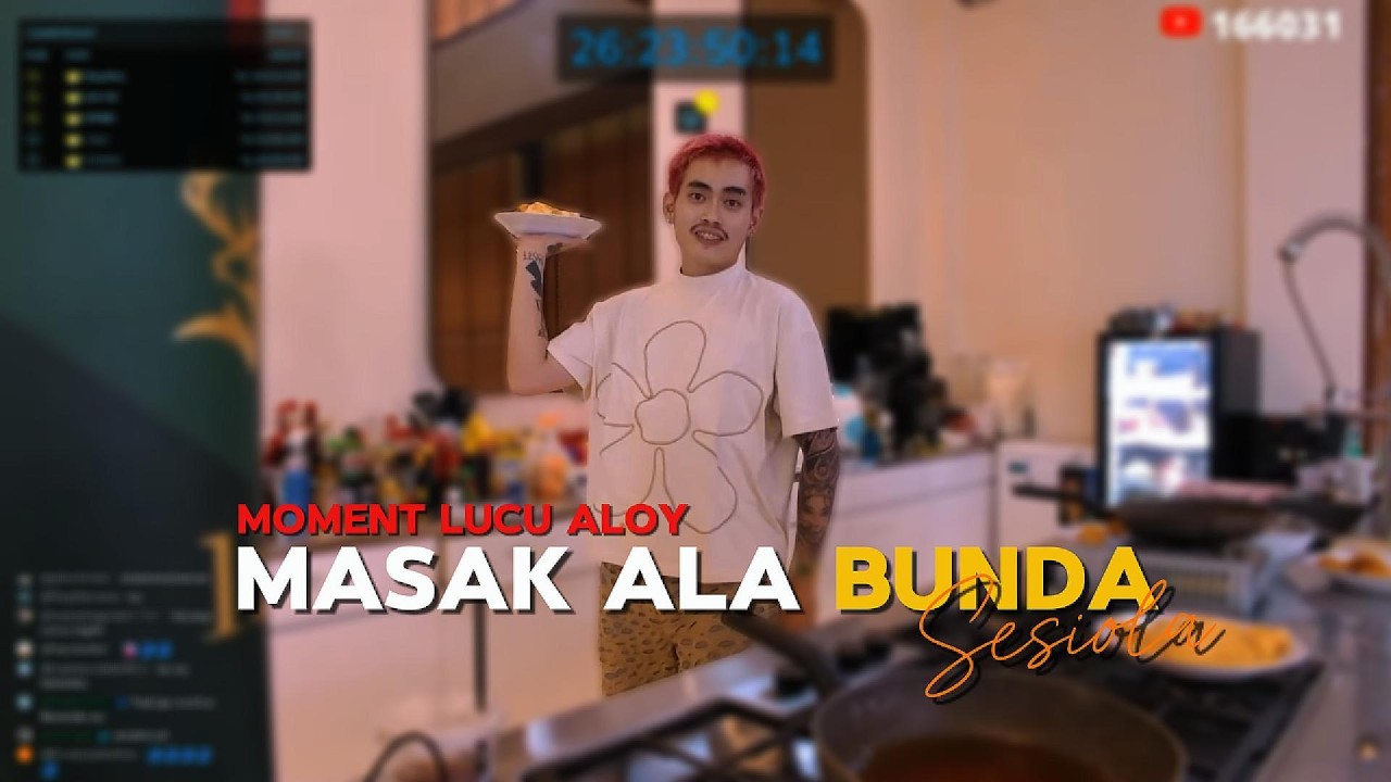 YB - MOMENT LUCU ALOY KETIKA KOSPLAY JADI EMAK-EMAK SIAPIN SARAPAN ❗❗ 😅