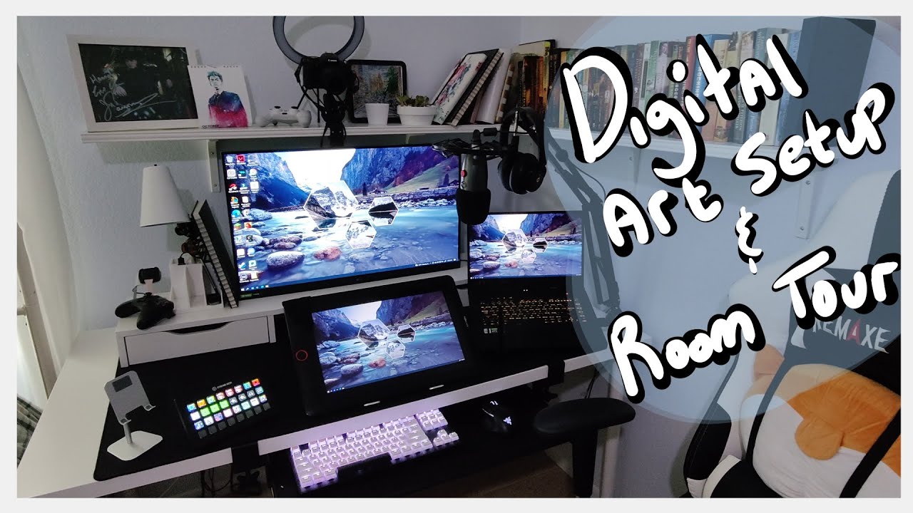 Digital Art Setup & Room Tour