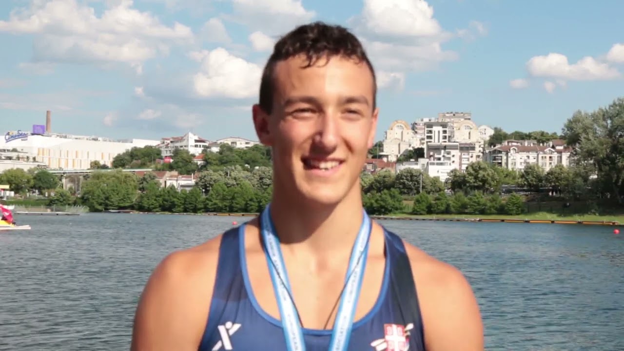 Strahinja Dragosavljević posle osvajanja zlata