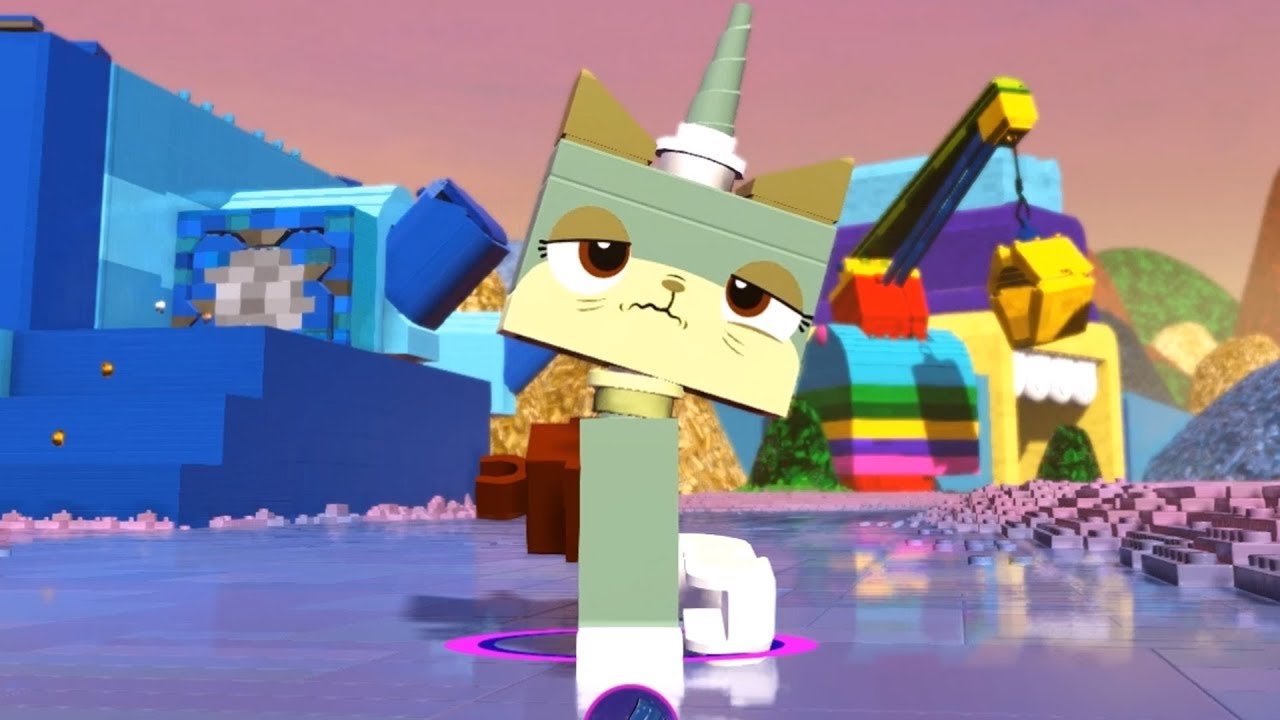 The LEGO Movie 2 Videogame - Unikitty (Queasy Kitty) - Open World Free Roam Gameplay HD