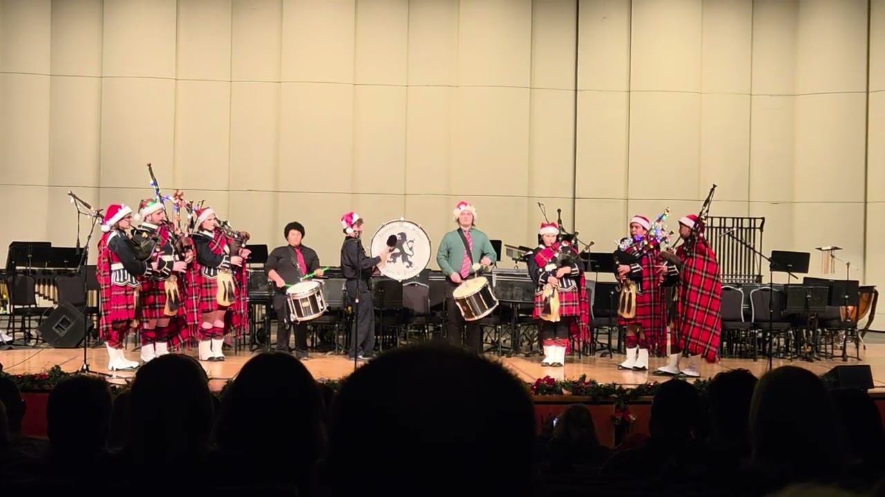 Christmas 2025 AHS Pipes and Drums