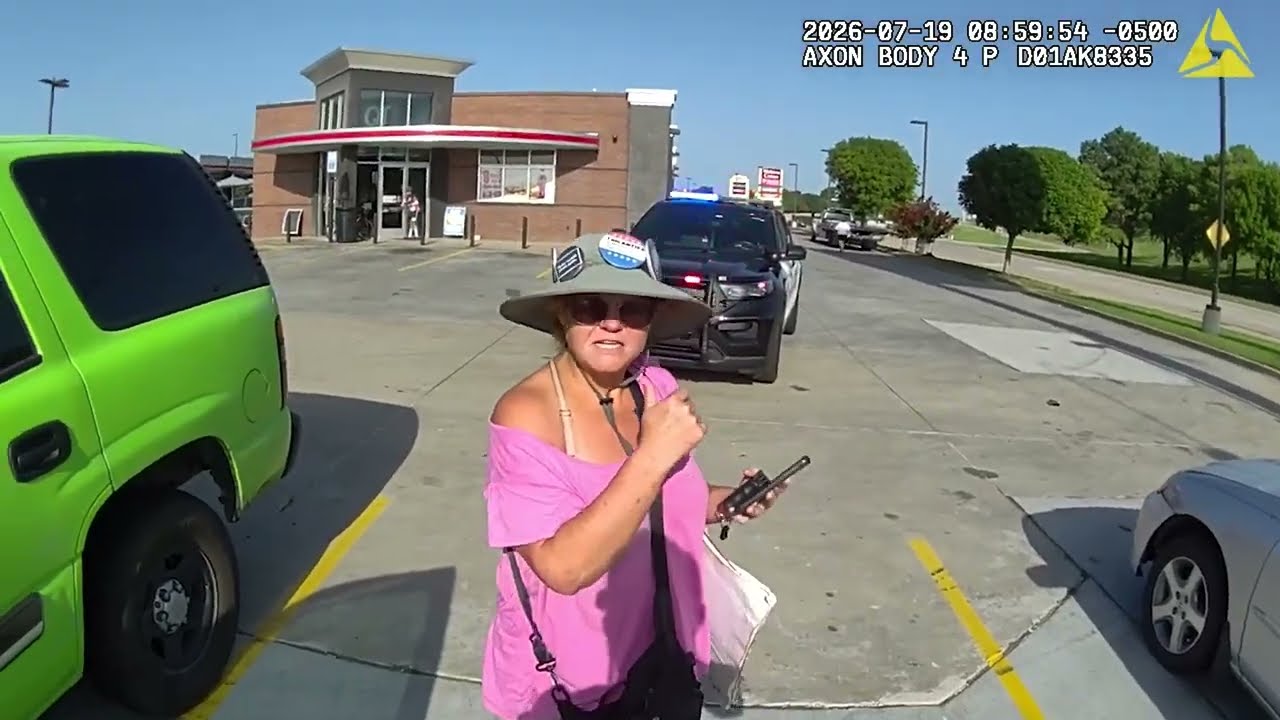 BODYCAM: Sand Springs Police Release Video of Officer Arresting Anti-Trump Protester