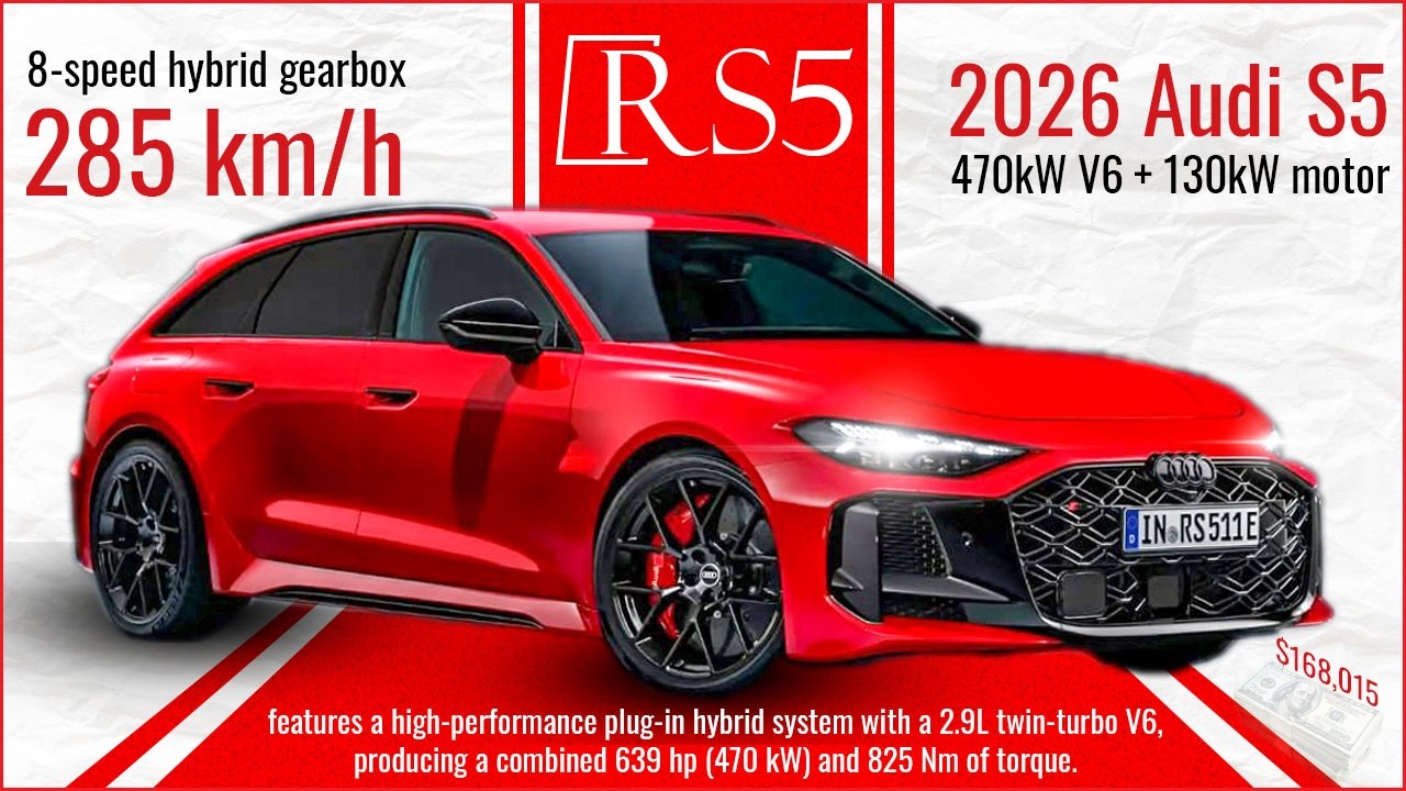 NEW! Audi RS5 with 639hp : Exterior and interior details