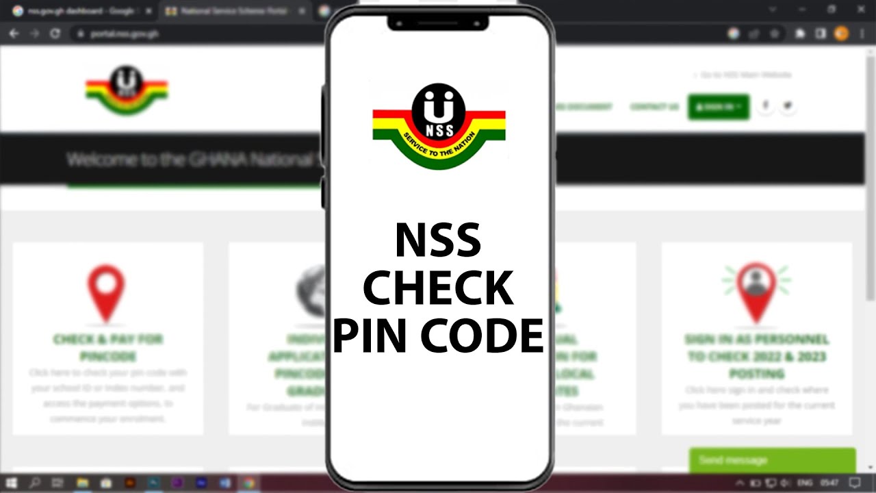 HOW TO CHECK NSS PIN CODE MADE SIMPLE ON PHONE 2022