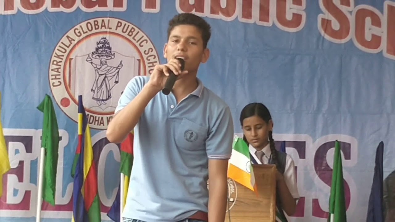 72 Independent day Celebration in Charkula Global Public School Radhakund Mathura