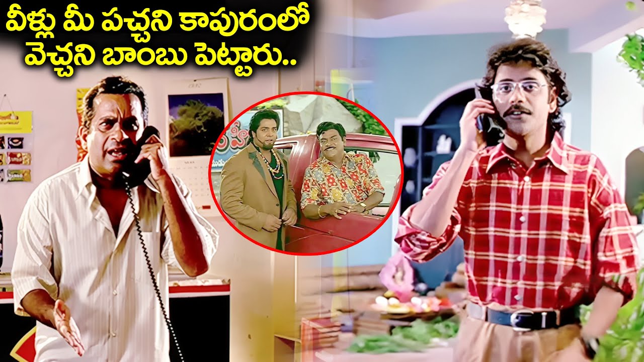వీళ్లు మీ పచ్చని కాపురంలో వెచ్చని బాంబు పెట్టారు.. | Brahmanandam And Nagarjuna Super Hit Comedy