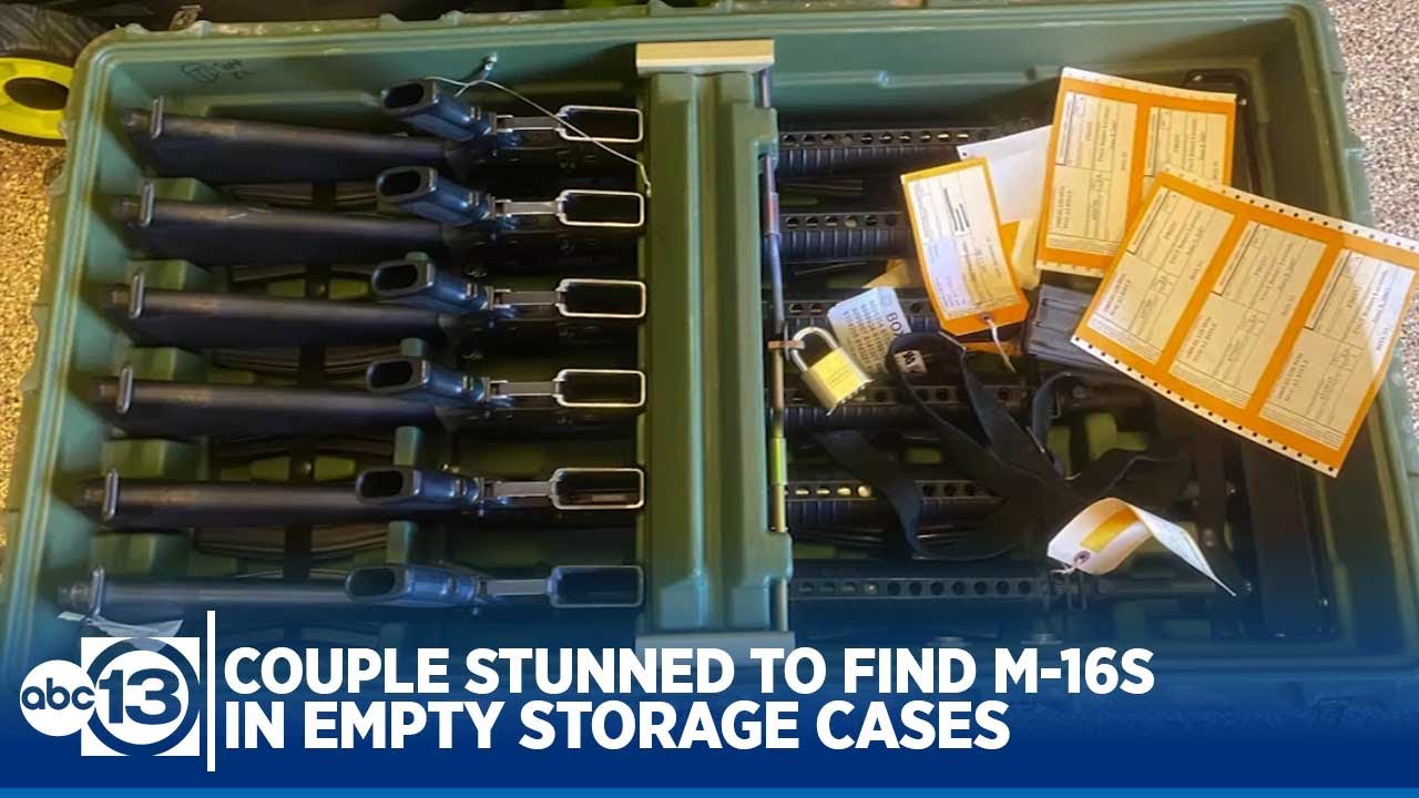 Couple stunned to receive guns in government surplus online order