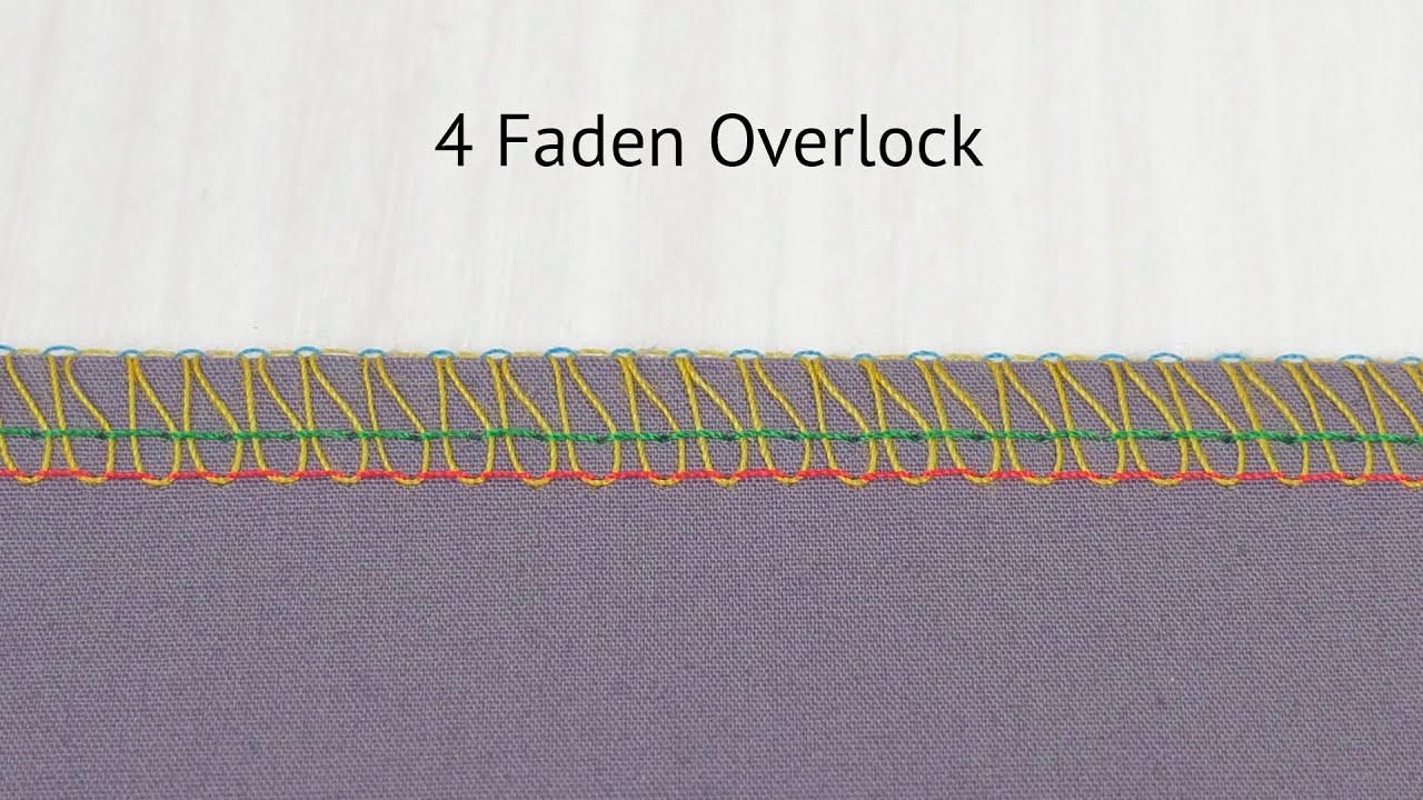 Einfädeln der baby lock desire3 / 4 Faden Overlock