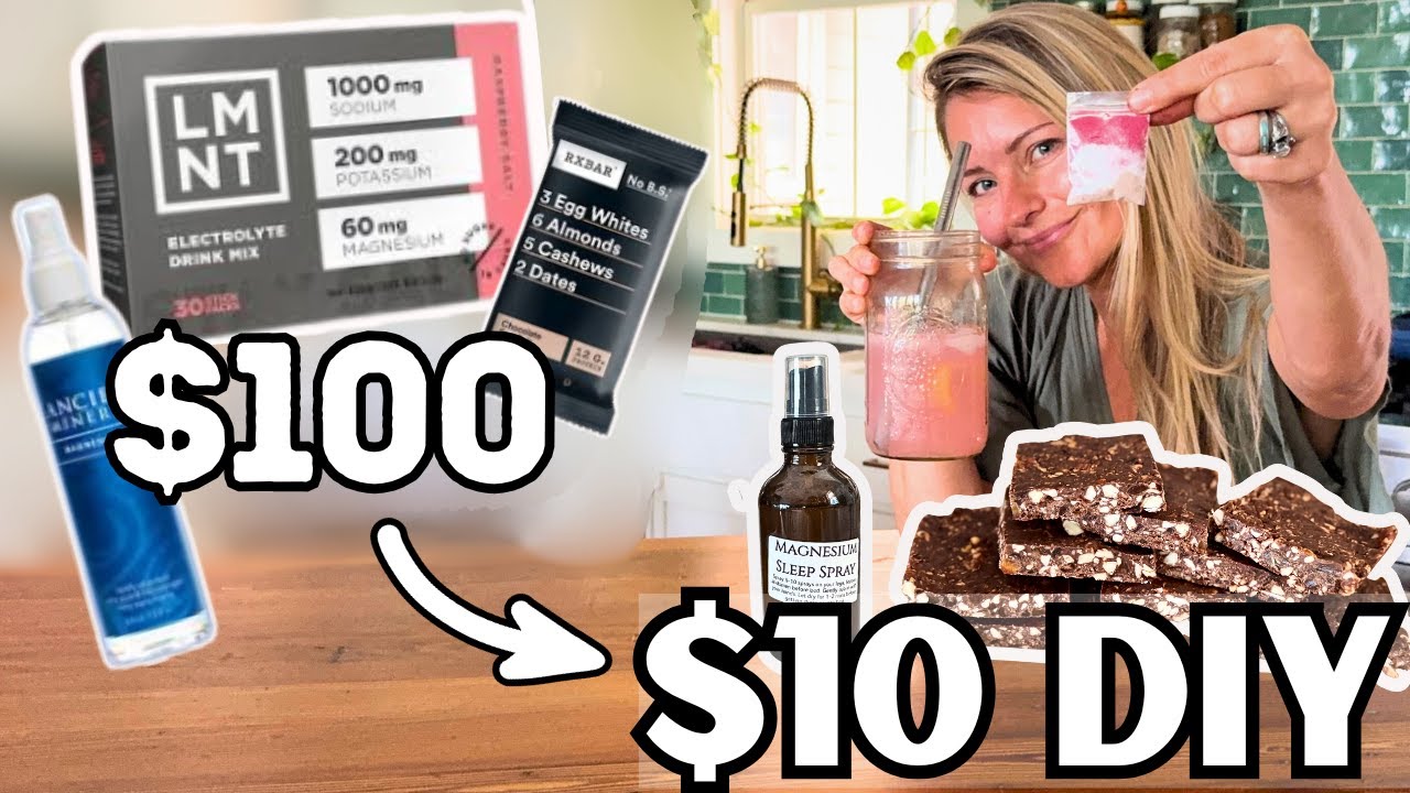 3 продукта для здоровья, за которые вы переплачиваете | LMNT, RXBAR и спрей с магнием своими руками