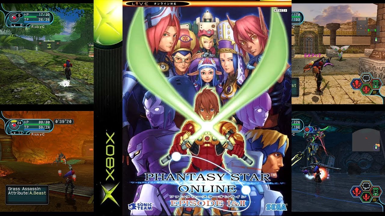 Phantasy Star Online Episode I & II (Xbox longplay) Part 1