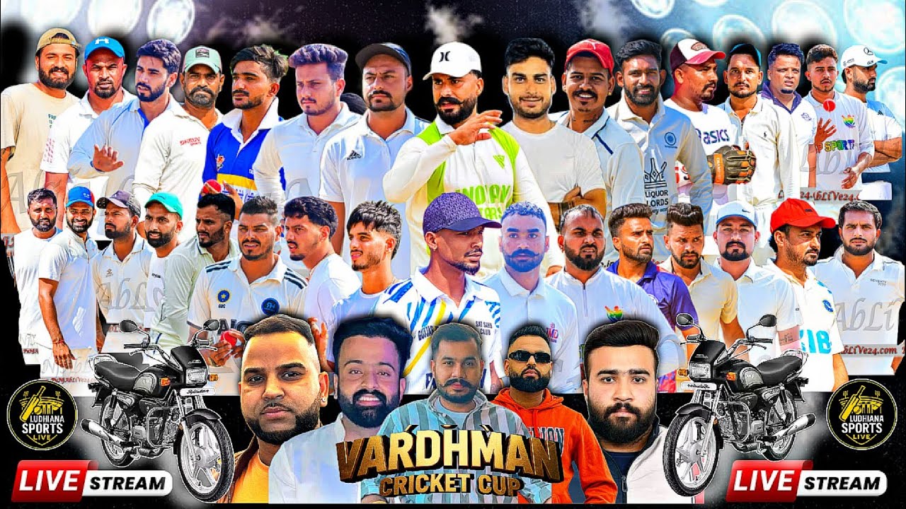 🔴 Live Now || Vardhman [Ldh.] Night Cricket Cup 2025 || Ludhiana Sports Live