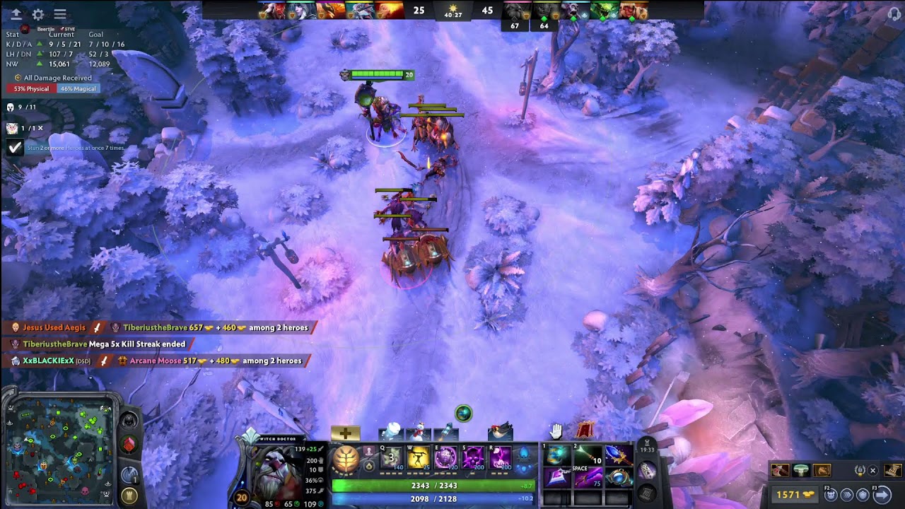 Dota 2 all hero challenge - Magnus with BAMZ!