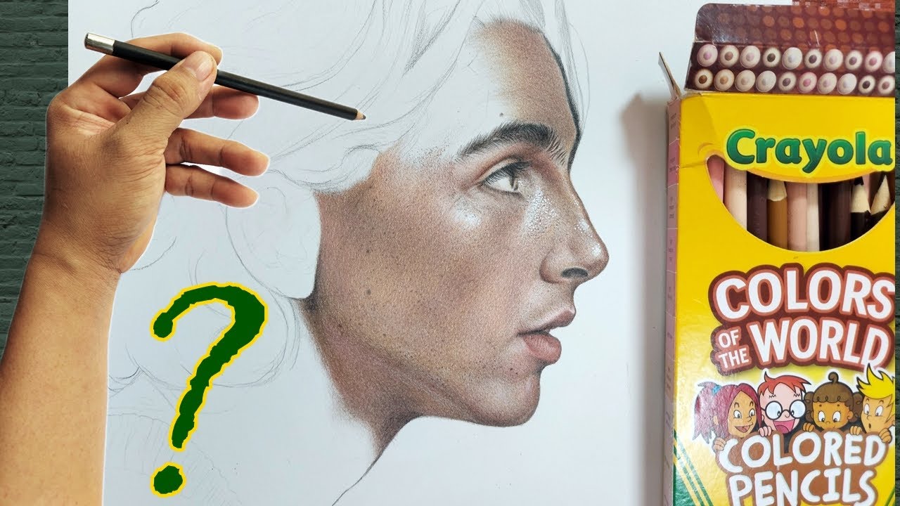 Better than FCCCP & BRUTFUNER? Crayola Colored Pencil Review & Tutorial for Beginners -BMD Portraits