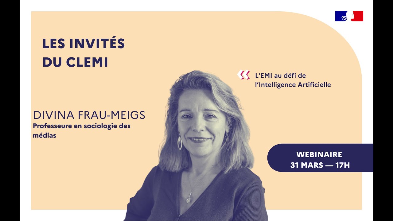 [Les Invit&eacute;s du CLEMI] Cycle IA : L'EMI au d&eacute;fi de l'IAL'EMI au d&eacute;fi de l'Intelligence Artificielle