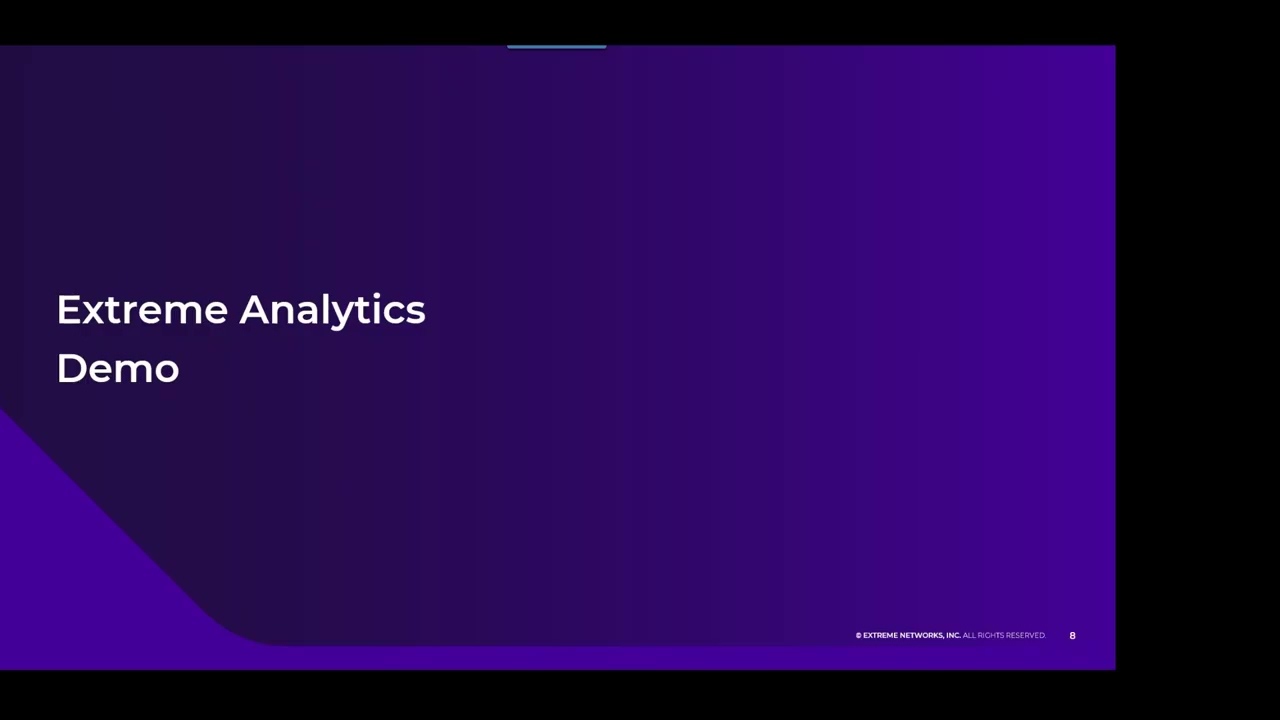 Extreme Networks Analytics Tech Tidbit