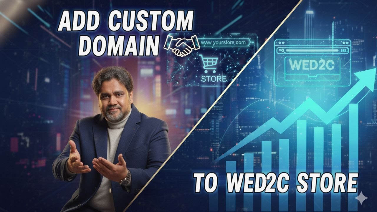 Wed2c Store Settings | Add Custom Domain To Wed2c Store (Best Method) 💰