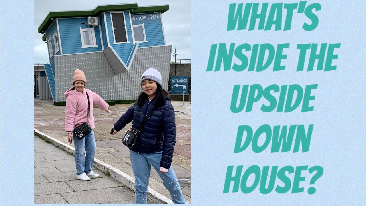 UPSIDE DOWN HOUSE, Bournemouth, England ||Raye & Ghail UK Vlogs