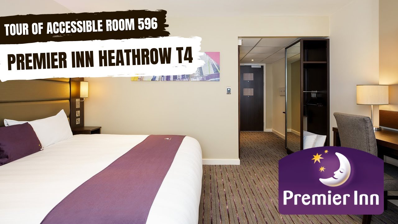 Tour of ACCESSIBLE room 596 - PREMIER INN Heathrow Terminal 4