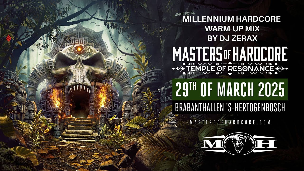 MASTERS OF HARDCORE 2025  | Millennium Hardcore |  Temple of Resonance  Warm-up mix by Dj Zerax
