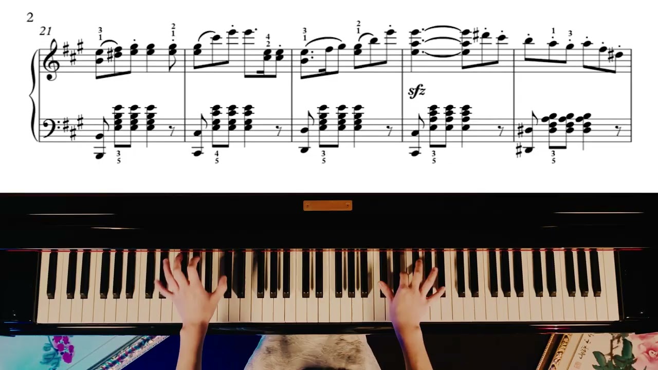 Mendelssohn: Hunting Song op.19 no.3 - Chenya Liao 廖晨雅 (SCORE)