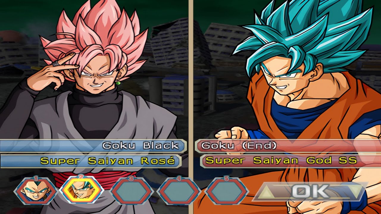 Goku Black SSj Rose VS Vegeta & Goku SSj Blue | DBZ Budokai Tenkaichi 4 BETA 13.1 *Request Match*