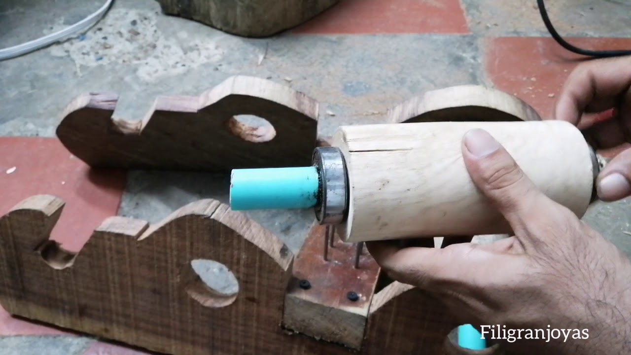 Como hacer un torno para estirar hilos de plata para la filigrana #filigrana #torno