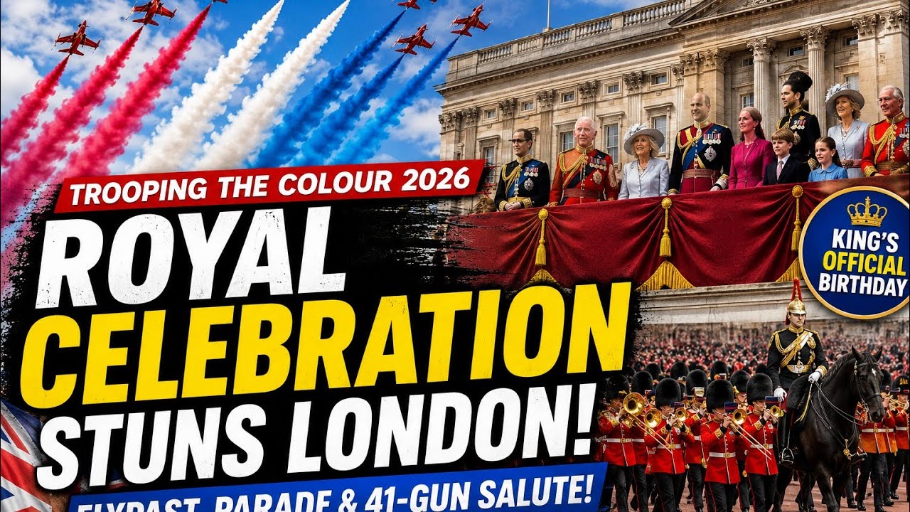ROYAL CELEBRATION STUNS LONDON! 🇬🇧 King Charles, Red Arrows & Buckingham Palace's Unforgettable Day
