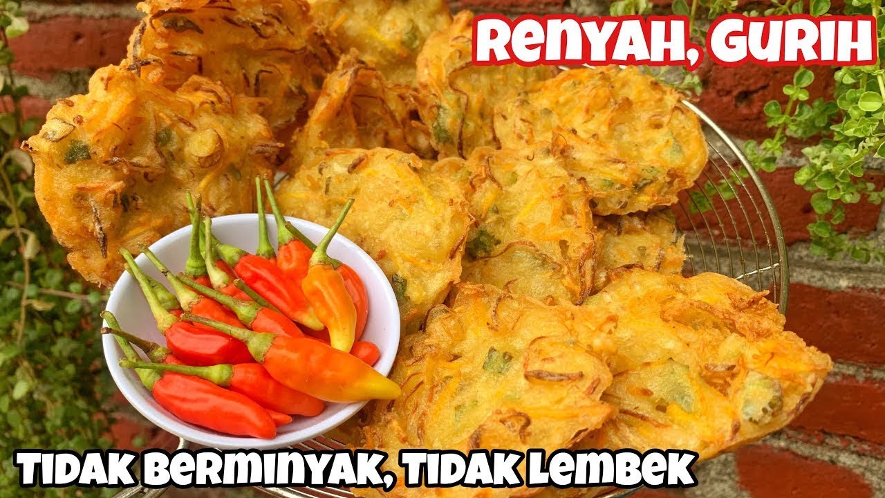 Jangan sampai Bakwan mu Berminyak! Trik Jitu Bikin Bakwan Sayur Renyah Crispy untuk Takjil