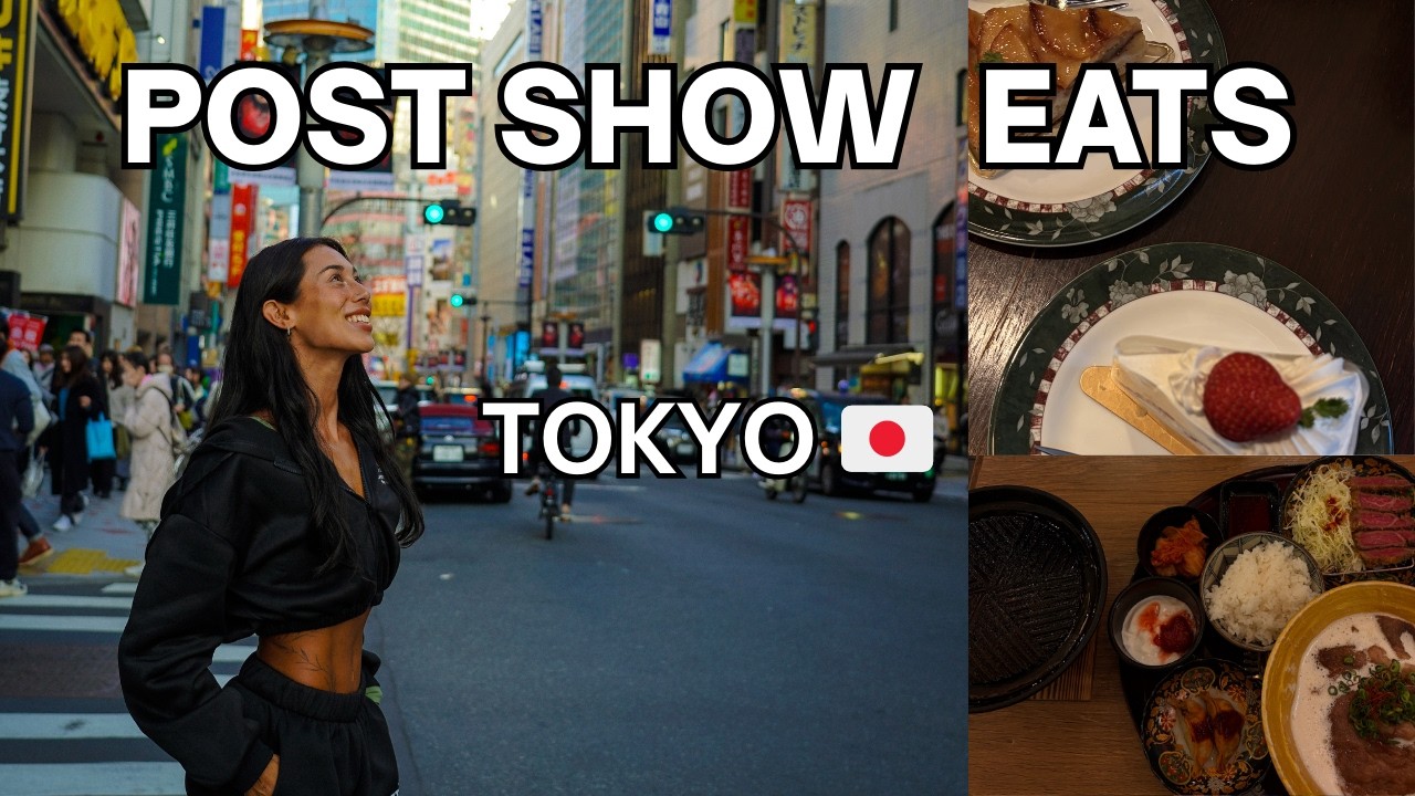 2 Days Post Show | Exploring Tokyo After My IFBB Fit Model Pro Debut