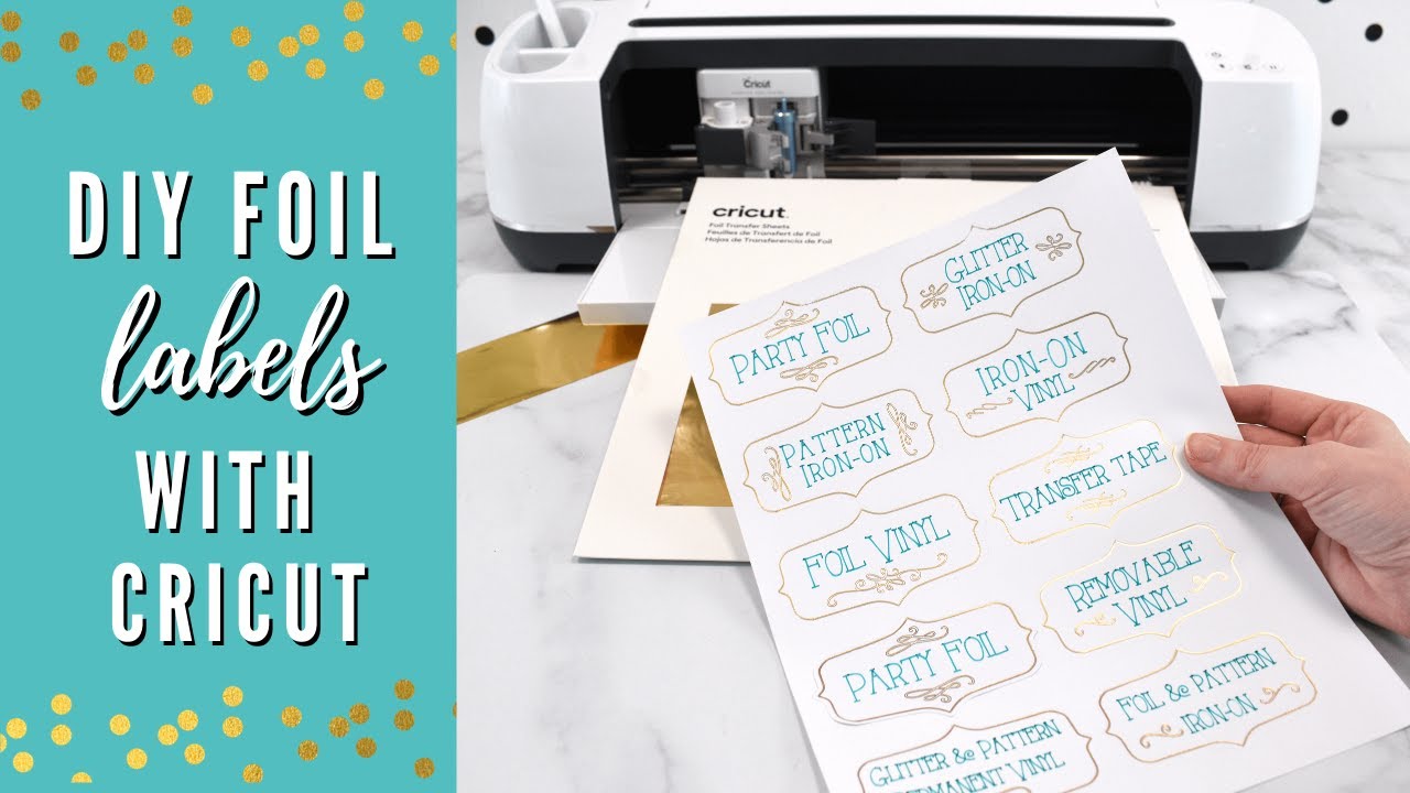 Учебное пособие по использованию инструмента для переноса фольги Cricut &mdash; как создавать этикетки ...