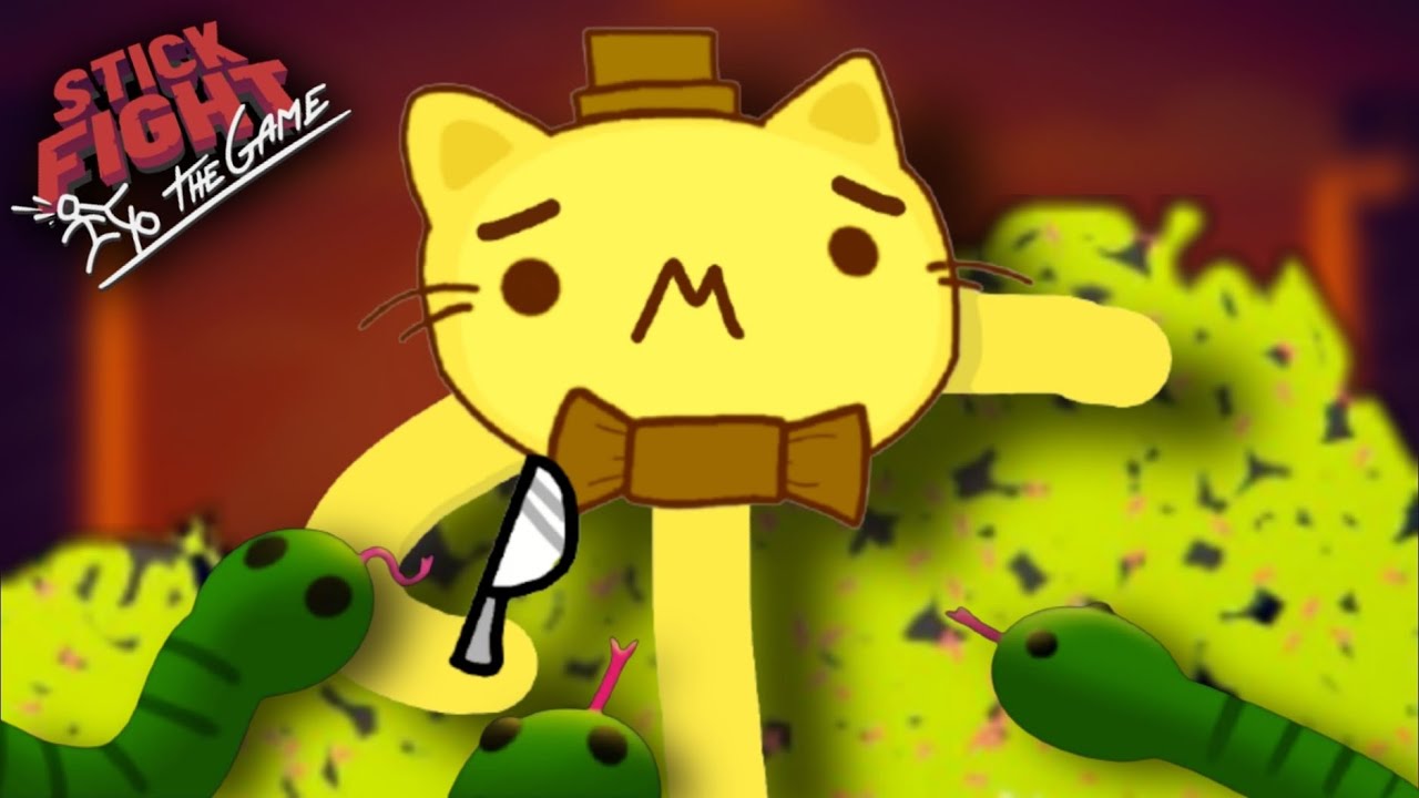 Самое ХАОТИЧНОЕ видео боя на палках, которое вы когда-либо видели... (Stick Fight: The Game Funny...