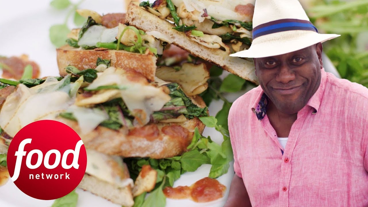 How To Make An Easy And Tasty Chargrilled Sourdough With Sautéed Mushrooms | Ainsley's Market Menu