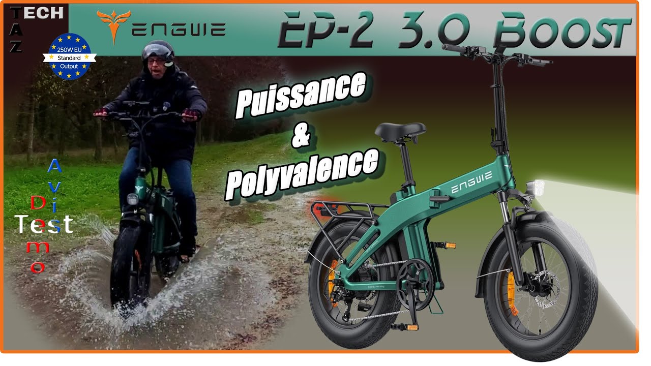 ENGWE EP-2 3.0 BOOST - Le petit FATBIKE SURPRENANT - Résultat du CONCOURS Vélo et Trott !!!