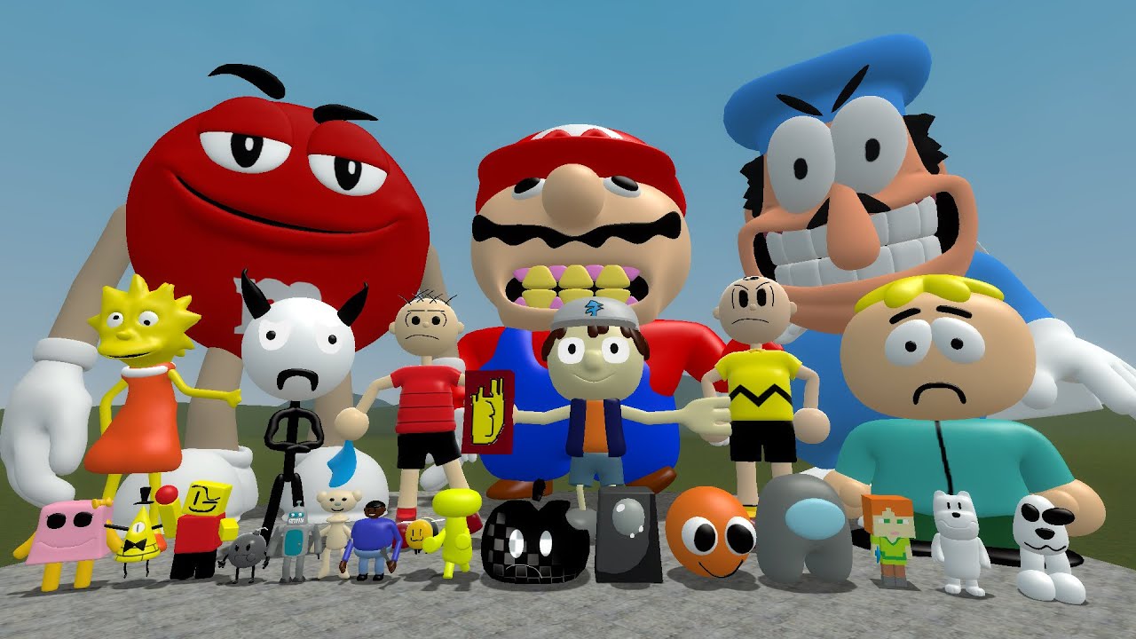 ALL 3D MEMES NEXTBOTS, SANIC CLONES, MEMES IN 3D, 3D NEXTBOTS NEW UPDATE In Garry's Mod #1